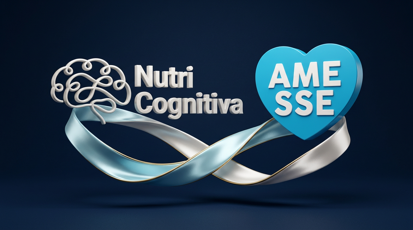 Nutri Cognitiva e AMESSE unidas por laços entrelaçados em uma celebração da parceria